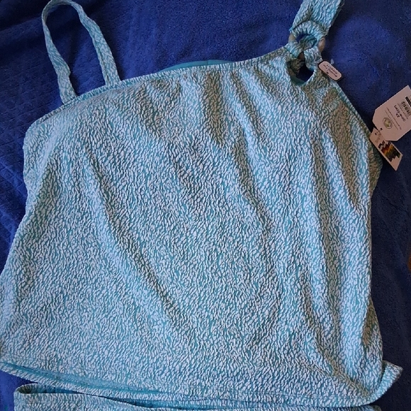 Aqua Textured Bikini Set - Picture 4 of 6